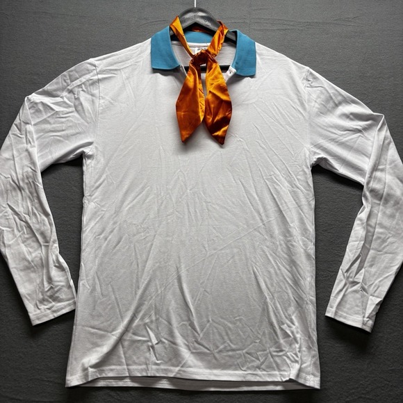 Halloween Costume Scooby Doo Fred‎ Adult Medium 3 Piece No Wig - Picture 5 of 12